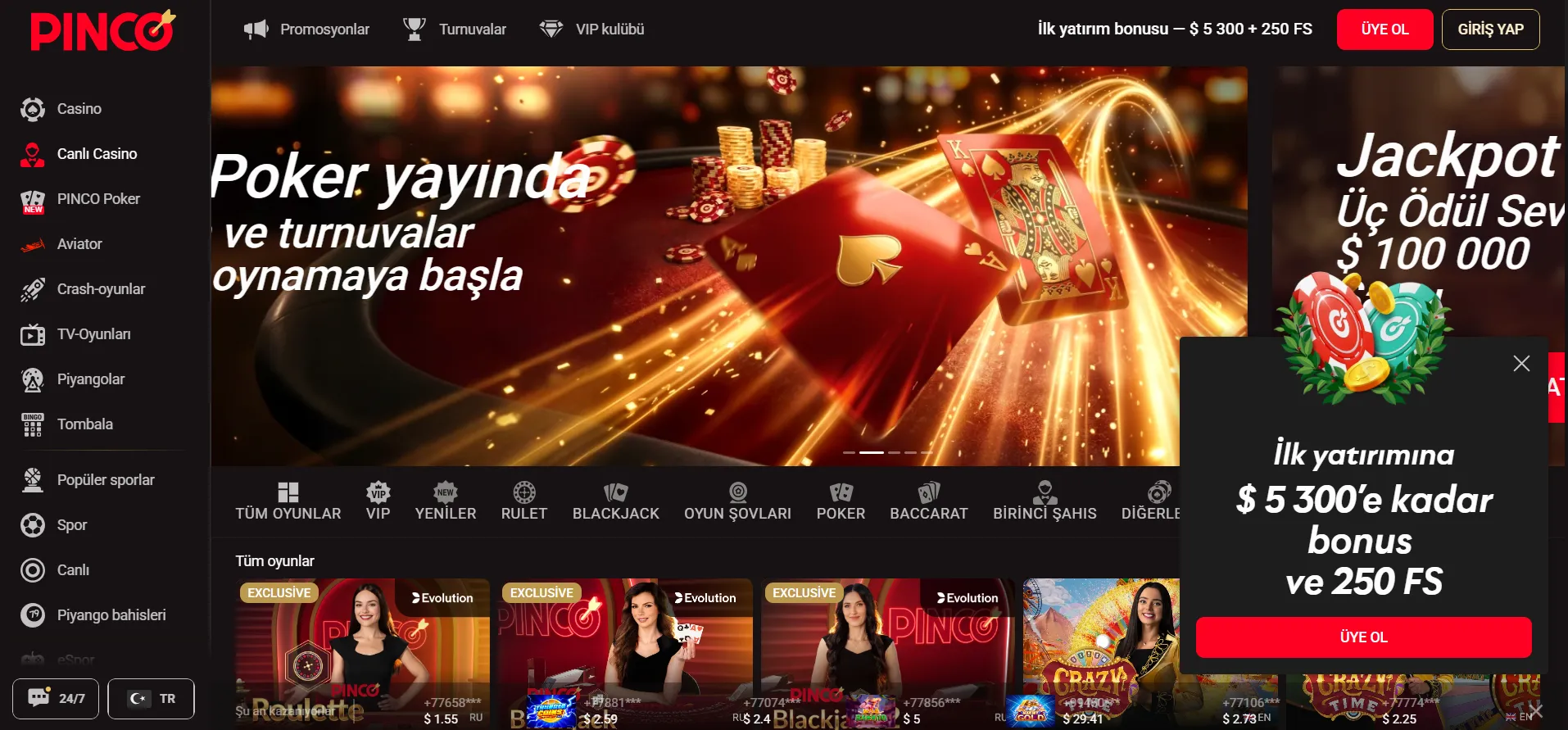 pinco Türkiye yasal mı